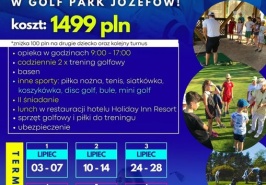 Półkolonie golfowe w Golf Park Józefów 2023
