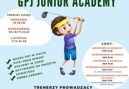 Junior Golf Academy Golf Park Józefów od wrzesień 2021 - 