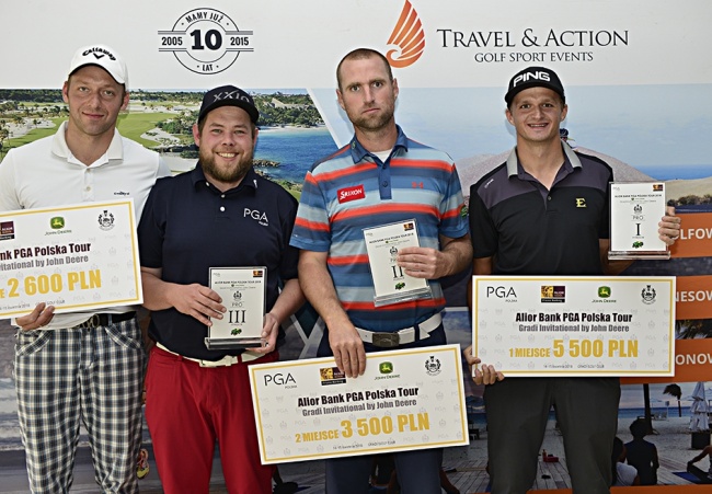 Mateusz Gradecki zwycięża w pierwszym turnieju z cyklu Alior Bank PGA Polska Tour 2018 – Gradi Invitational by John Deere.