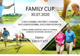 FAMILY CUP  Format: Texas Scramble w drużynach 2-osobowych