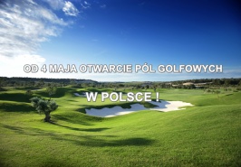 MINISTER SPORTU: OTWARCIE PÓL GOLFOWYCH OD 4 MAJA