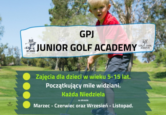  Wznawiamy zajęcia w ramach GPJ Junior Golf Academy!