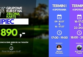 Kurs na Zieloną Kartę w Lipcu Golf Park Józefów