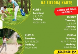 Kurs golfa  w Golf Park Józefów 2021